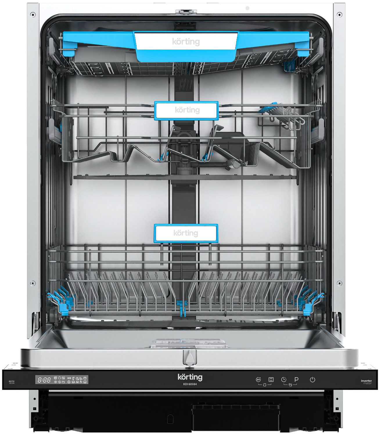 Изображение товара Встраиваемая посудомоечная машина Korting KDI 60984 электронной системы защиты