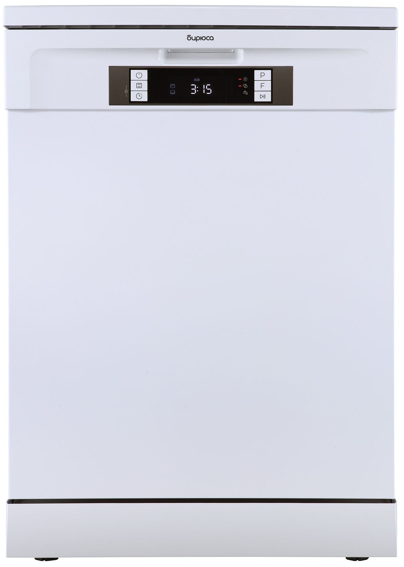 Изображение товара Посудомоечная машина Бирюса DWF-614/6 W 14 комплектов белая с дисплеем