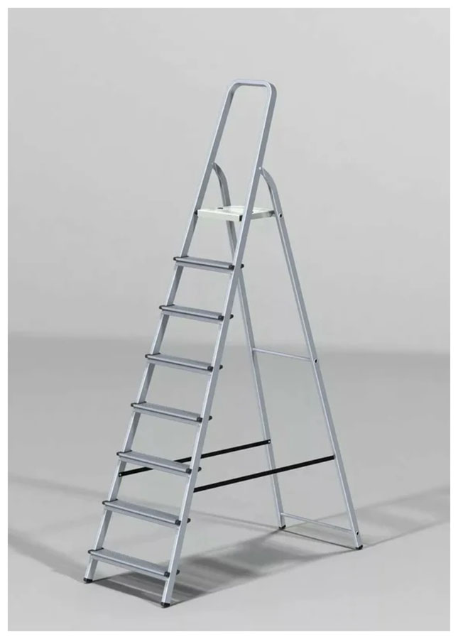 Изображение товара Лестница-стремянка Startul PRO ST9940-08, алюминиевая 8 ступеней 169 см