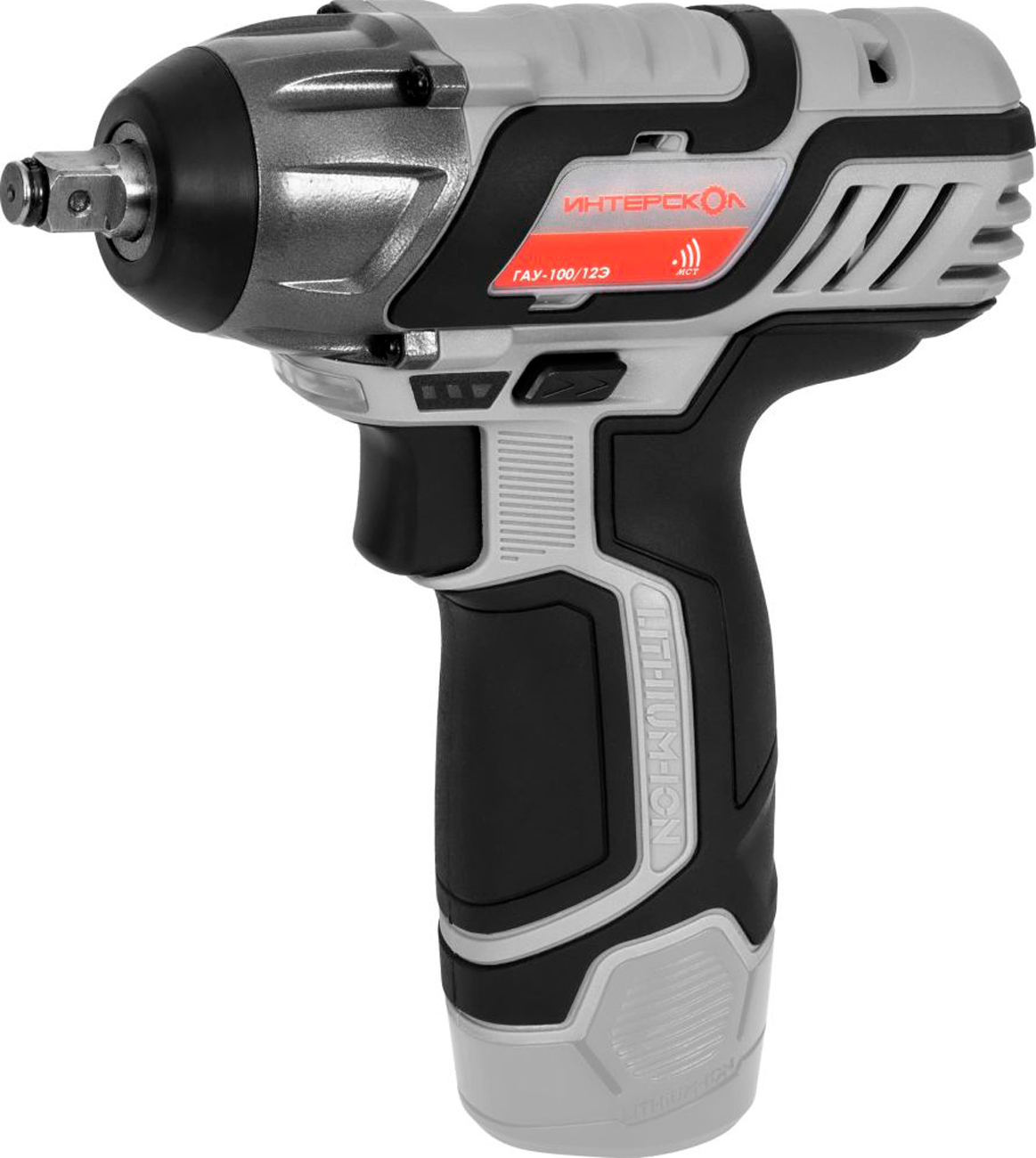 Изображение товара Ударный аккумуляторный гайковерт Интерскол ГАУ-100/12Э АПИ-Т (картон, без аккум. и ЗУ) 807.0.0.70