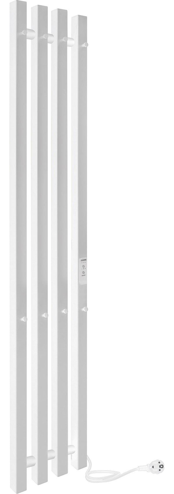 Изображение товара Электрический полотенцесушитель Indigo Style 4 PRO белый 1200х180 мм