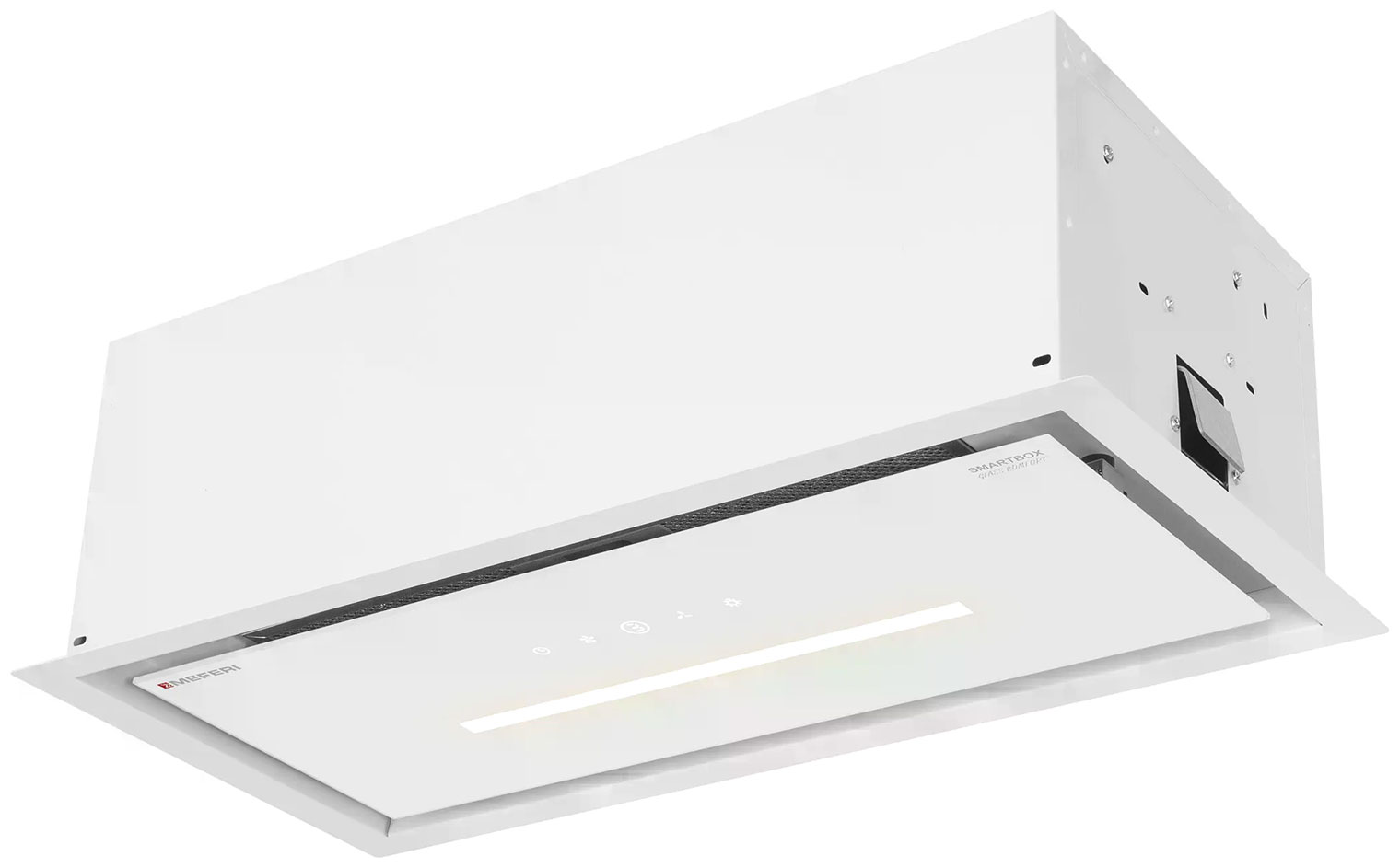 Изображение товара Вытяжка кухонная Meferi SMARTBOX60WH GLASS COMFORT белая стеклянная 950 м3/ч