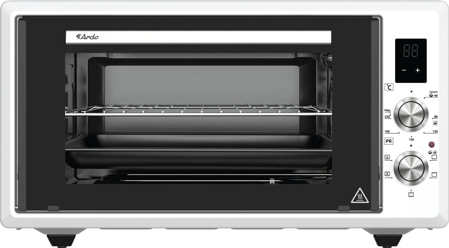 Изображение товара Мини-печь Ardo MO4552EW2 с 5 режимами и конвекцией