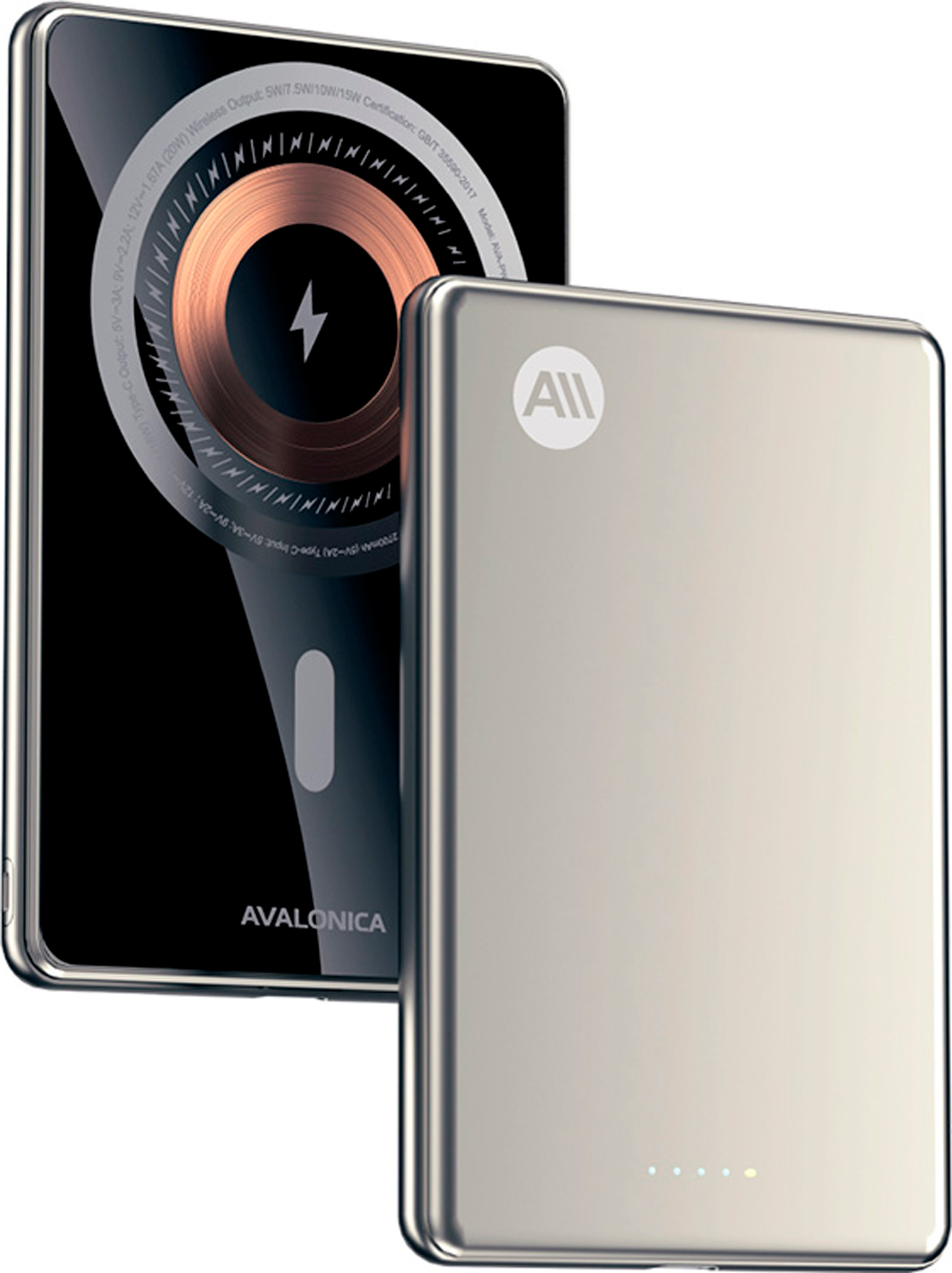 Изображение товара Внешний аккумулятор Avalonica 5000 мАч MagSafe Type-C серебристый