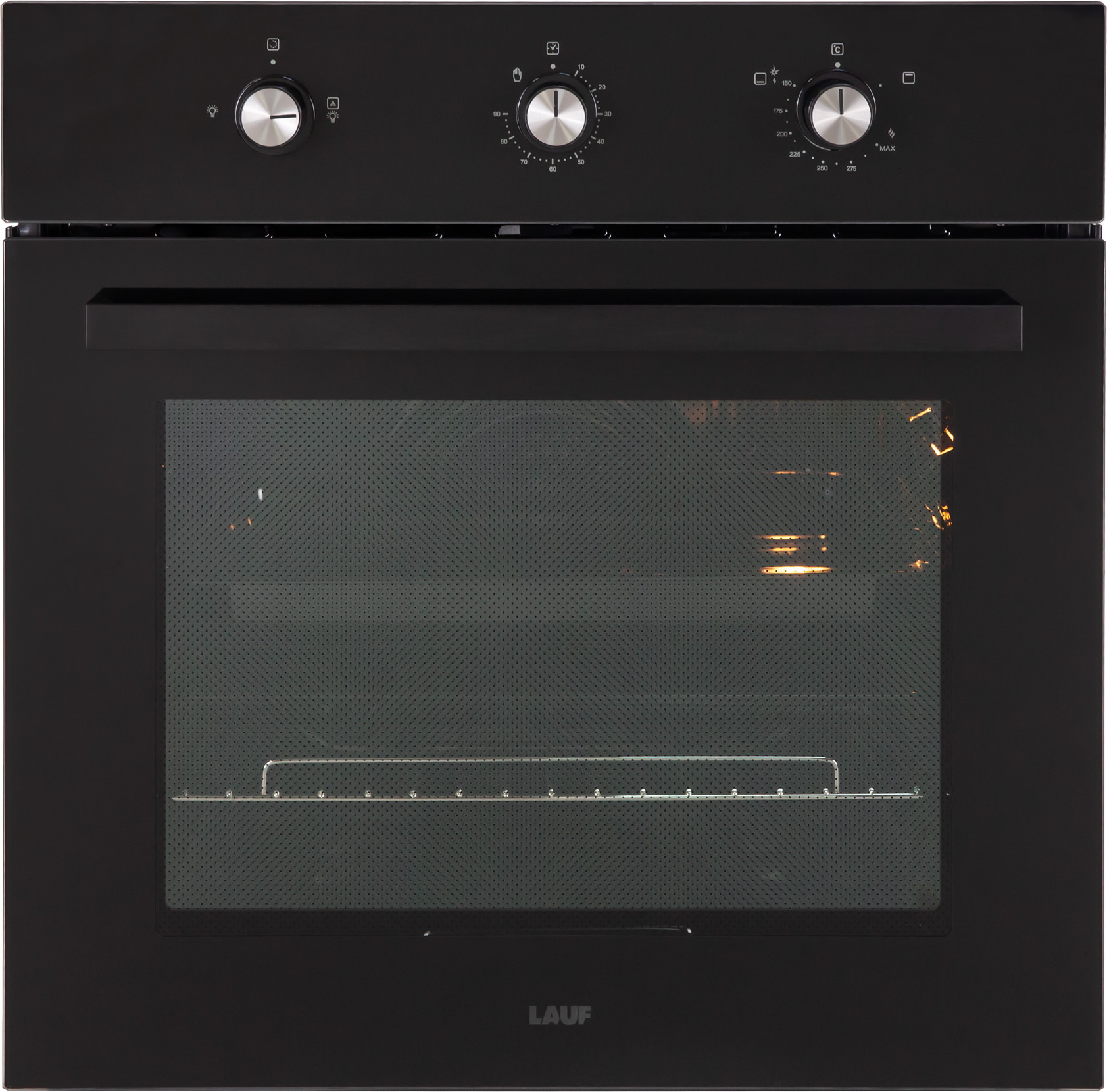 Изображение товара Газовый духовой шкаф Lauf DG-611BL с гидролизной очисткой и конвекцией