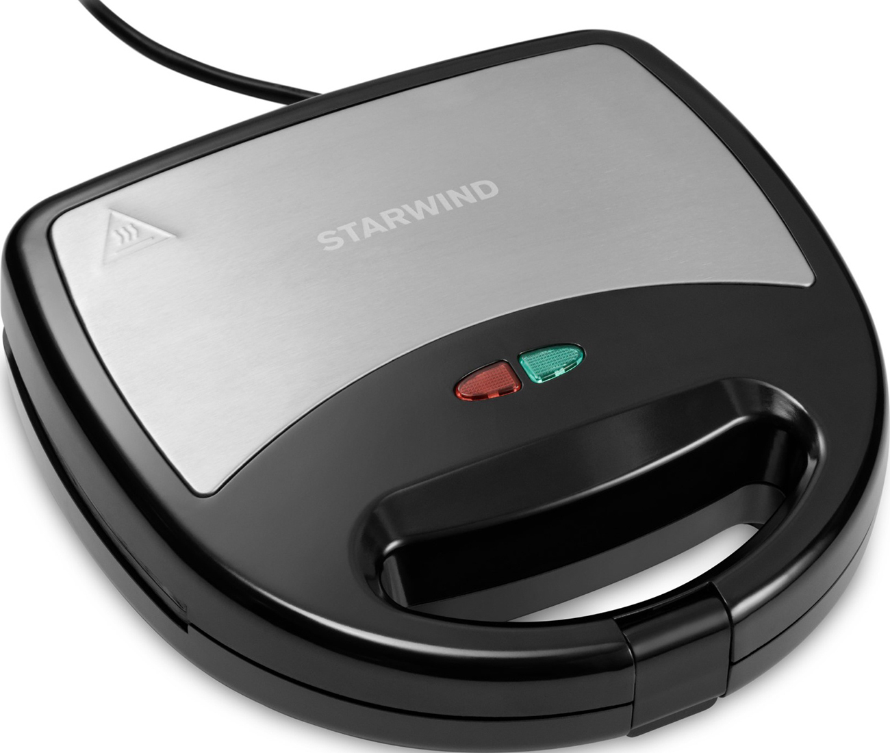 Изображение товара Сэндвичница Starwind SSW2346, 750 Вт, черный/серебристый