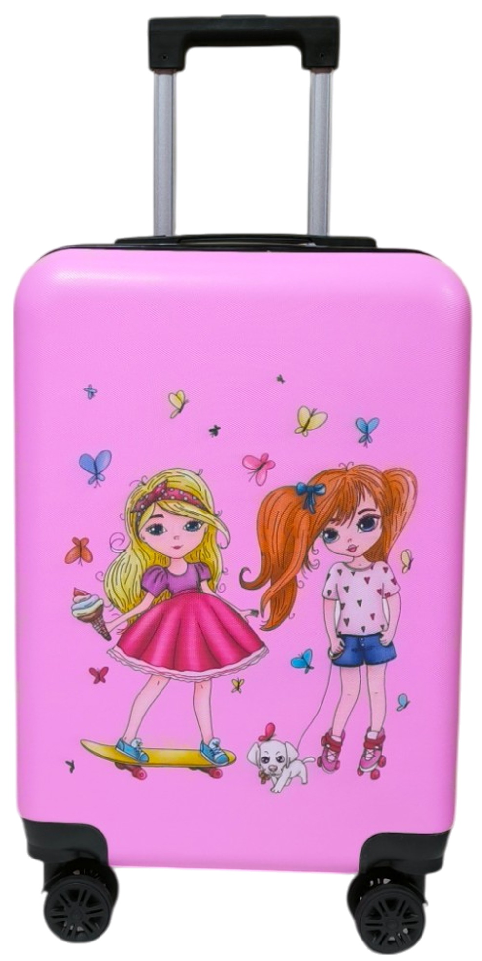

Чемодан для детей Lats 16 дюймов, Подружки, розовый (716)