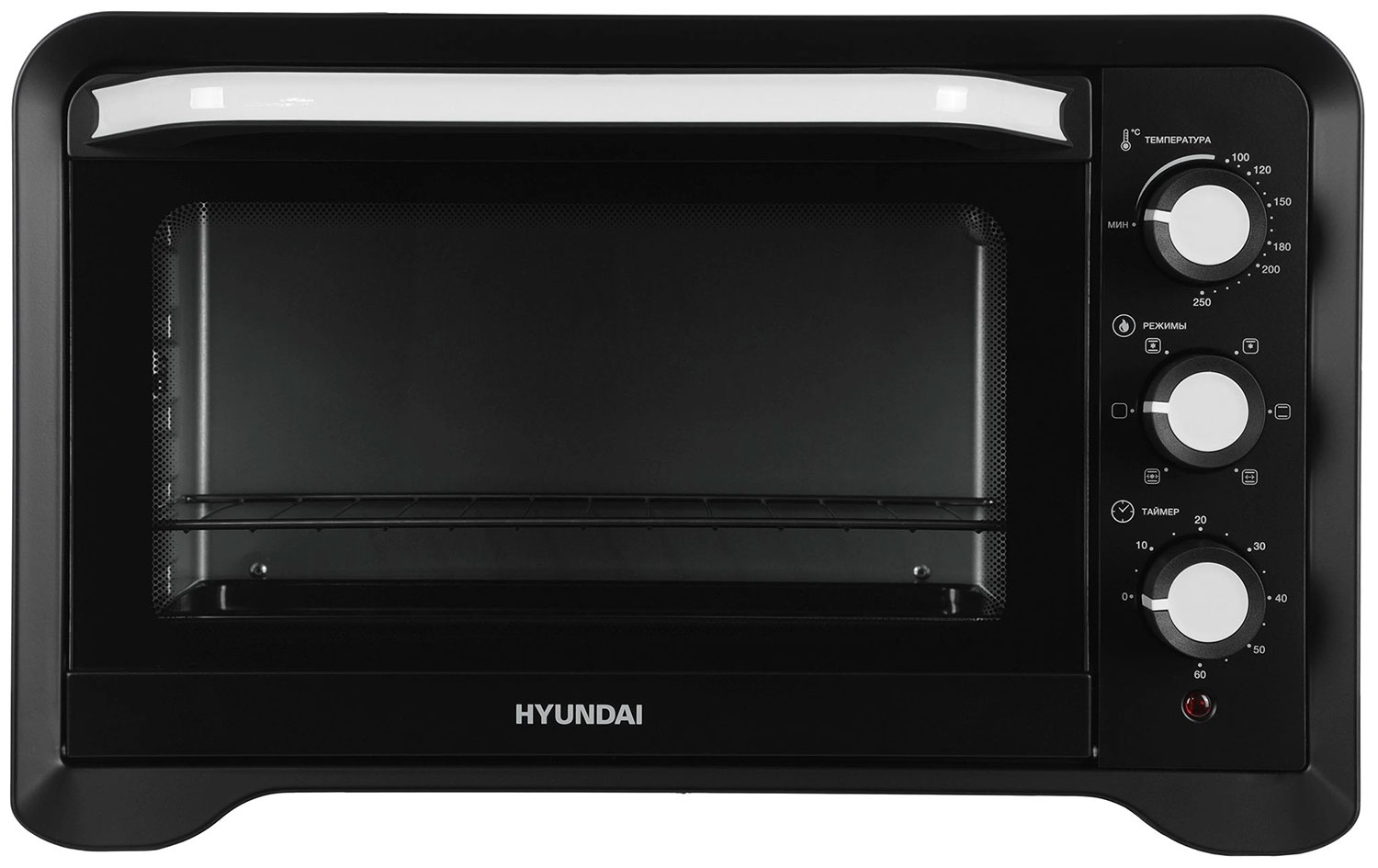 Изображение товара Электропечь Hyundai MIO-HY094 мини-печь с конвекцией и вертелом 35 л