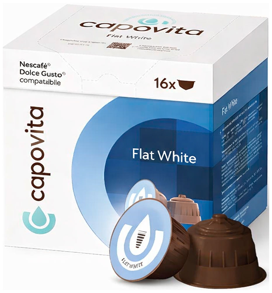 Изображение товара Кофе в капсулах Capovita Flat White, 16 шт.