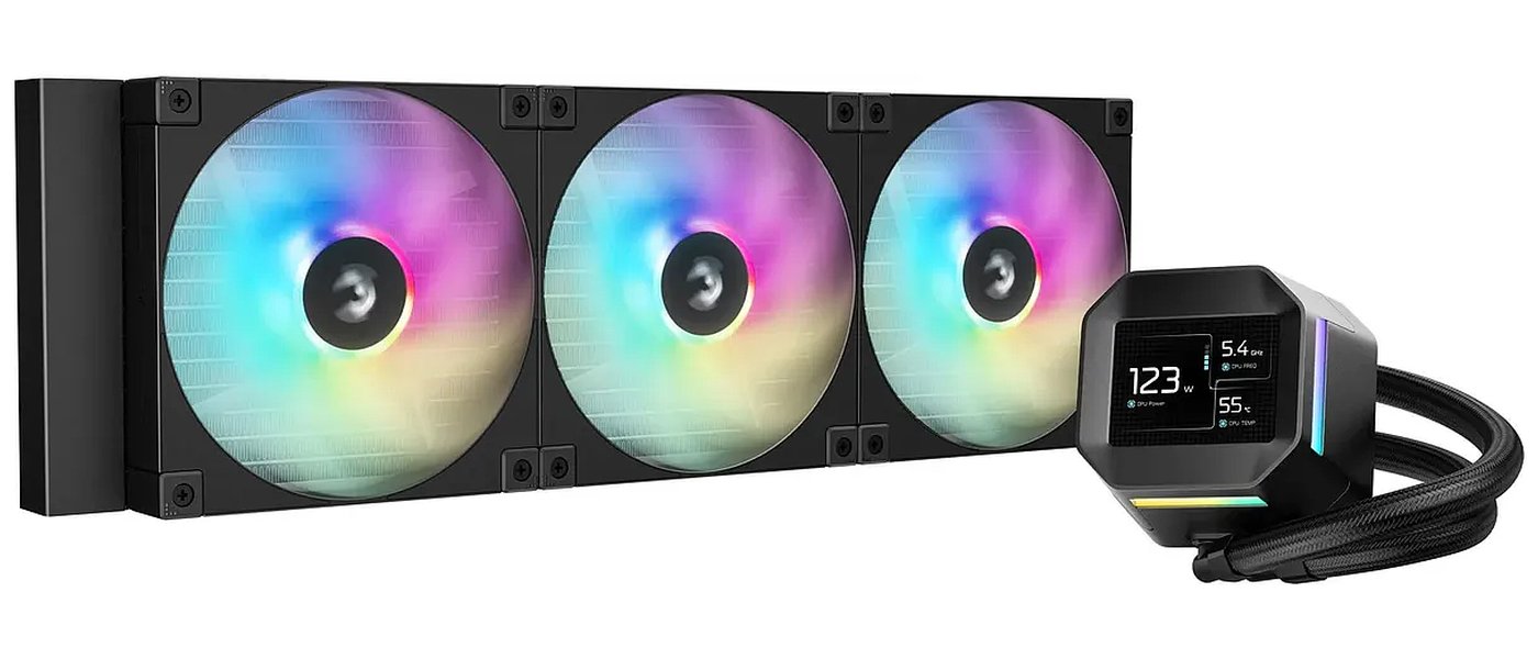фото Сжо для процессоров deepcool lm420 argb (r-lm420-bkdmmc-1)