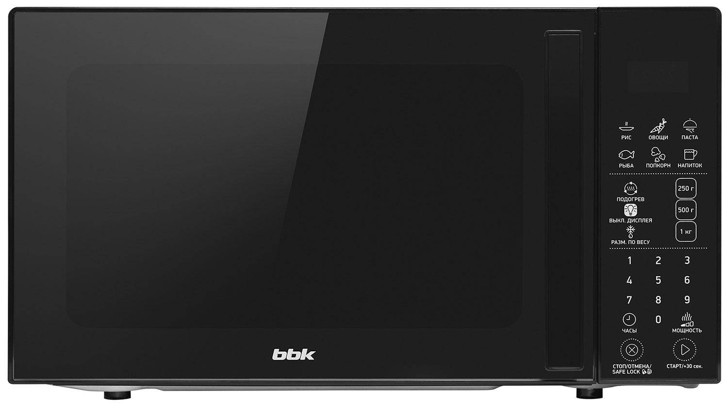 Изображение товара Микроволновая печь - СВЧ BBK 20MWS-806S/B, черный Изображение товара Микроволновая печь - СВЧ BBK 20MWS-806S/B, черный