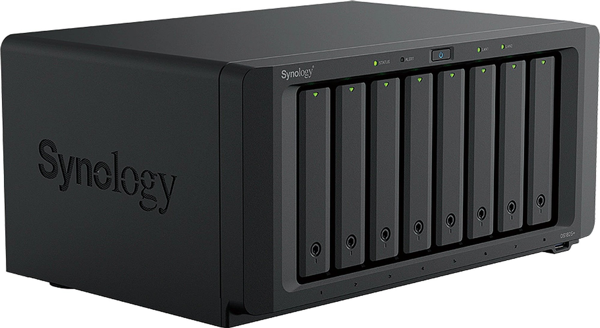 Изображение товара Сетевое хранилище Synology DS1825+ 8-отсековое 2.2GHz/8GB Изображение товара Сетевое хранилище Synology DS1825+ 8-отсековое 2.2GHz/8GB
