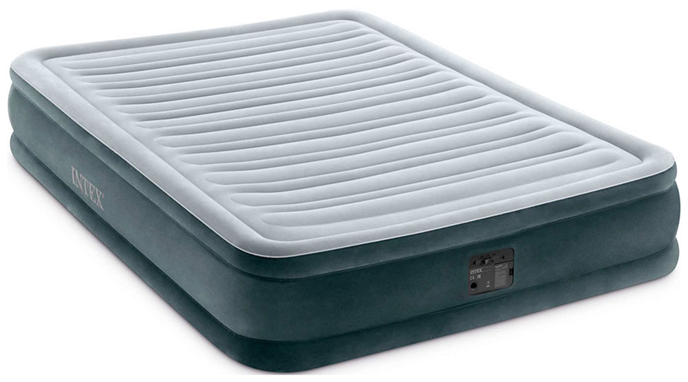 Изображение товара Надувная кровать Intex 137х191х33 см "Comfort-Plush" встр. насос 220В, до 272 кг