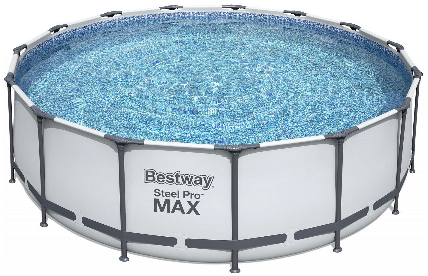 Изображение товара Каркасный круглый бассейн BestWay Steel Pro Max 457х122 см 16015л с фильтром и аксессуарами