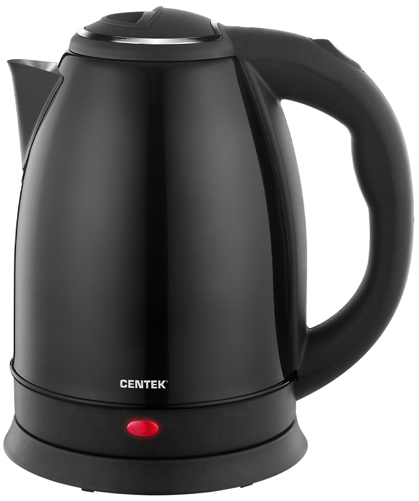 Изображение товара Электрический чайник Centek CT-1068 BLACK 2 л нержавеющая сталь