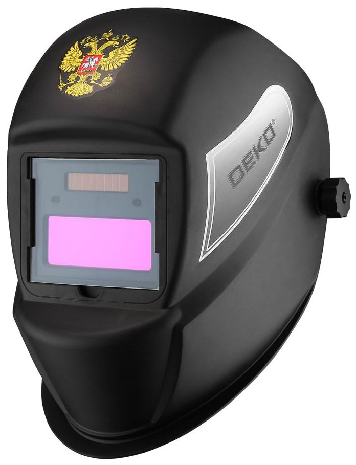 Маска сварщика Deko DKM BLACK с автоматическим светофильтром черный