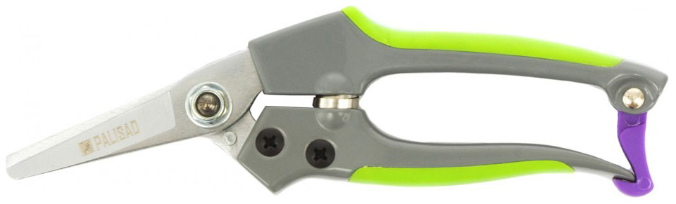 Изображение товара Секатор Palisad 60491 Секатор цветочный, 180 мм, металлические обрезиненные рукоятки