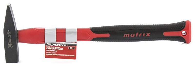 Изображение товара Молоток слесарный Matrix 10367 "Optimal" 300 г, фибергласовая обрезиненная рукоятка, квадратный боек Изображение товара Молоток слесарный Matrix 10367 "Optimal" 300 г, фибергласовая обрезиненная рукоятка, квадратный боек