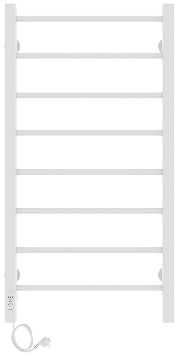 

Полотенцесушитель электрический Laris Феличия ЧК8 400х800 Белый Муар Левое подключение 73207589