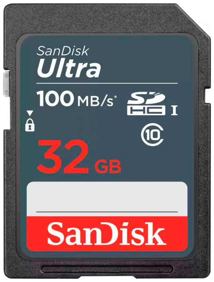 Изображение товара Карта памяти Sandisk Ultra [SDHC U1 32 Gb 100 Mb/s]