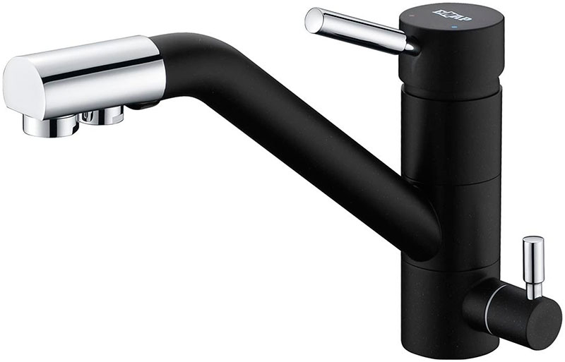 Изображение товара Кухонный смеситель Emar 3008.8 Морион латунь под гранит Россия