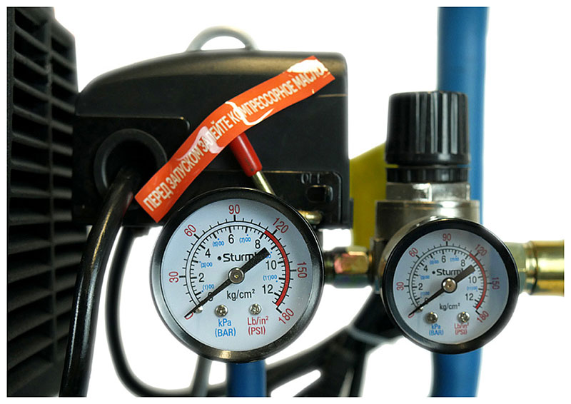 Изображение товара Воздушный компрессор Sturm! AC93150P 2000 Вт 50л 340л/мин 8бар 2850об/мин Professional