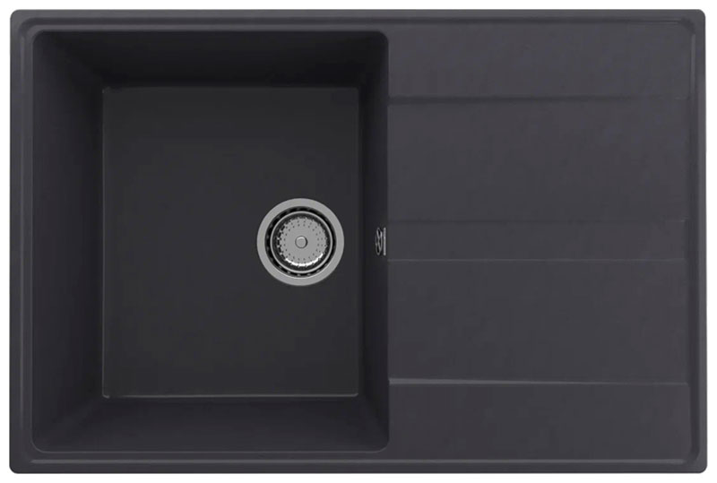 

Кухонная мойка Ulgran Quartz Prima/космос Prima 750-08, Черный