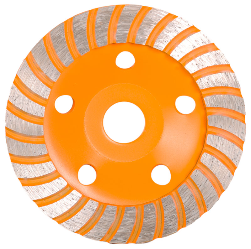 Изображение товара Чашка алмазная зачистная Вихрь 125 мм Турбо для бетона и камня