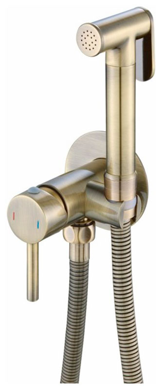 Изображение товара Гигиенический душ со смесителем Haiba HB5511-4 бронза