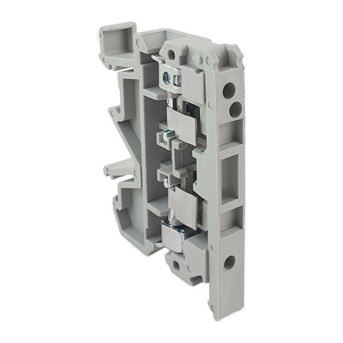 Изображение товара Изделия для электромонтажа EKF Колодка клеммная для плавких вставок JXB-4/35 тип RD серая