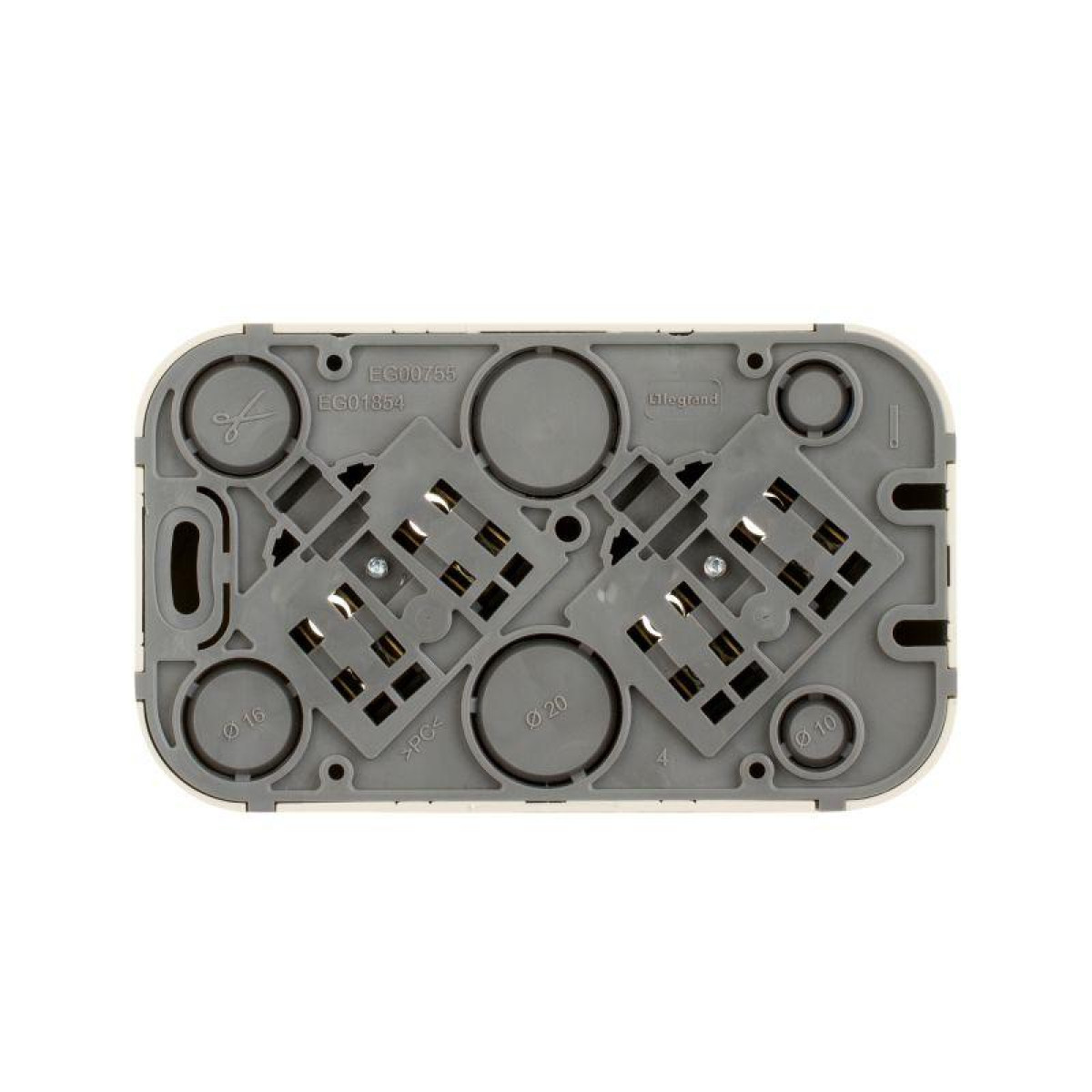 Изображение товара Розетка Legrand Quteo 16А IP21 накладная без заземления и шторок