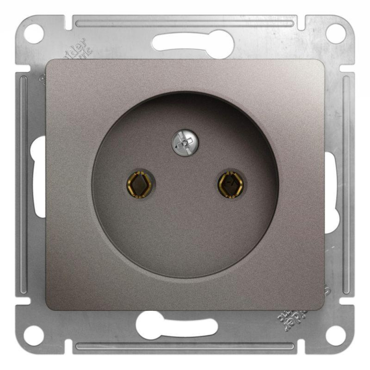 Изображение товара Розетка Systeme Electric Glossa 16А IP20 без заземления для внутренняя установка