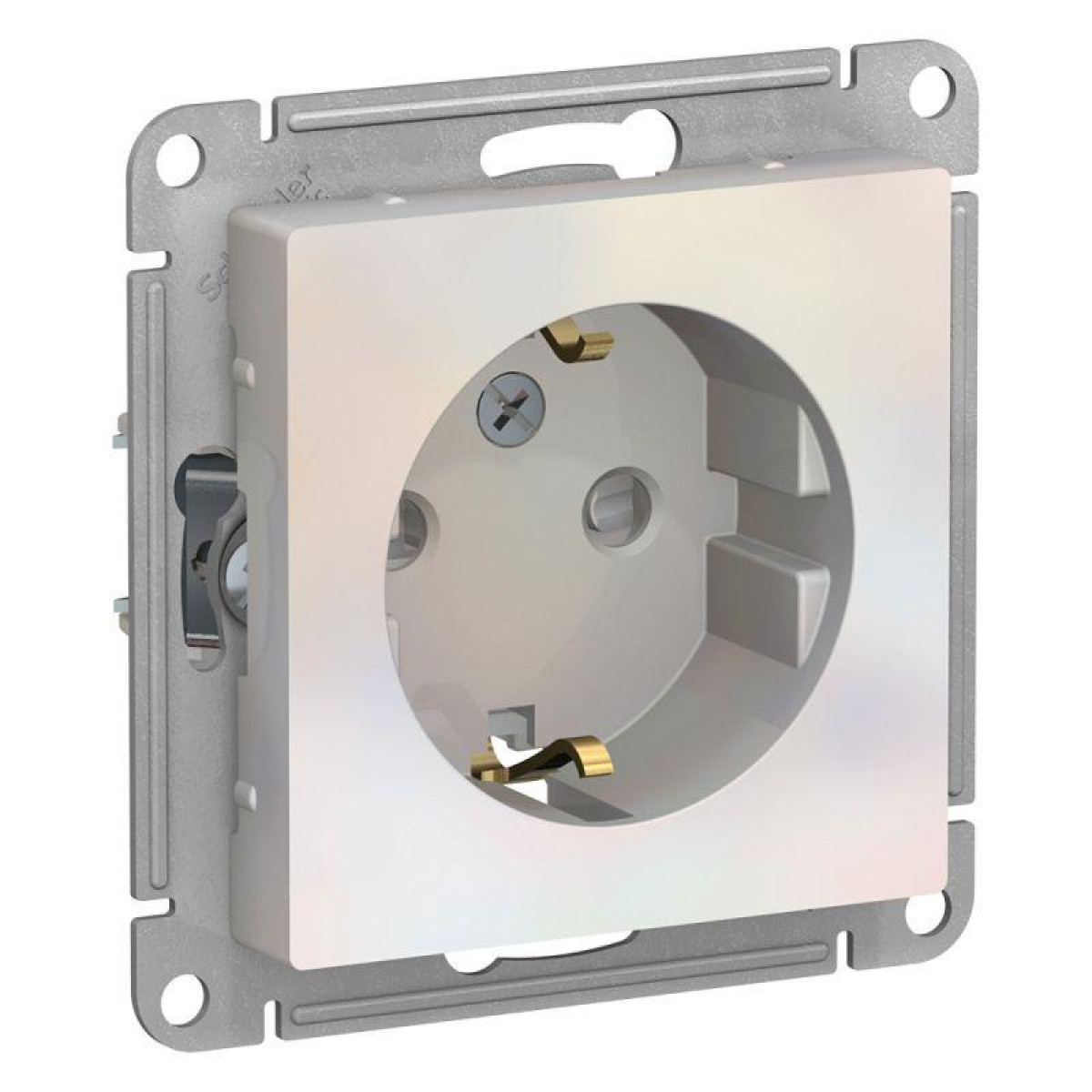 Изображение товара Розетка Systeme Electric AtlasDesign IP20 16А с заземлительной защитой