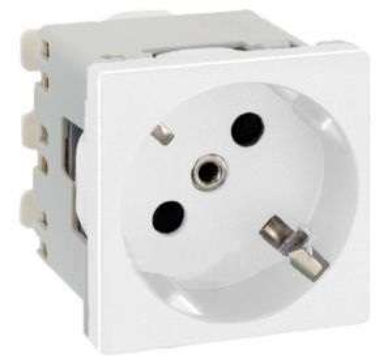 Изображение товара Розетка Simon 1-м СП IP20 16А 250В с заземлением и шторками