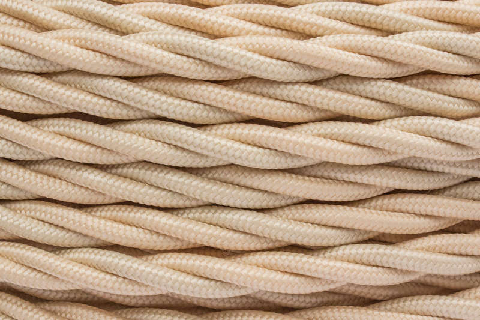 Изображение товара Bironi провод ретро 3х1.5 мм2 матовый золото песочный 50 м