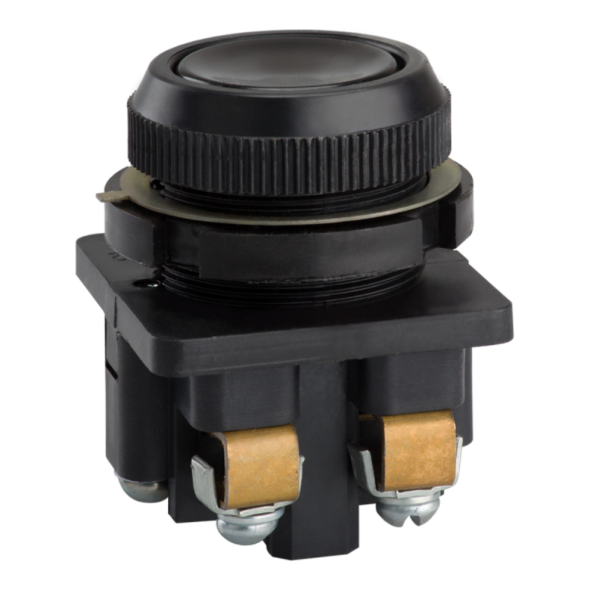 Изображение товара Выключатель кнопочный КЕ 011 У3 исп.2 Черн. для низковольтных систем