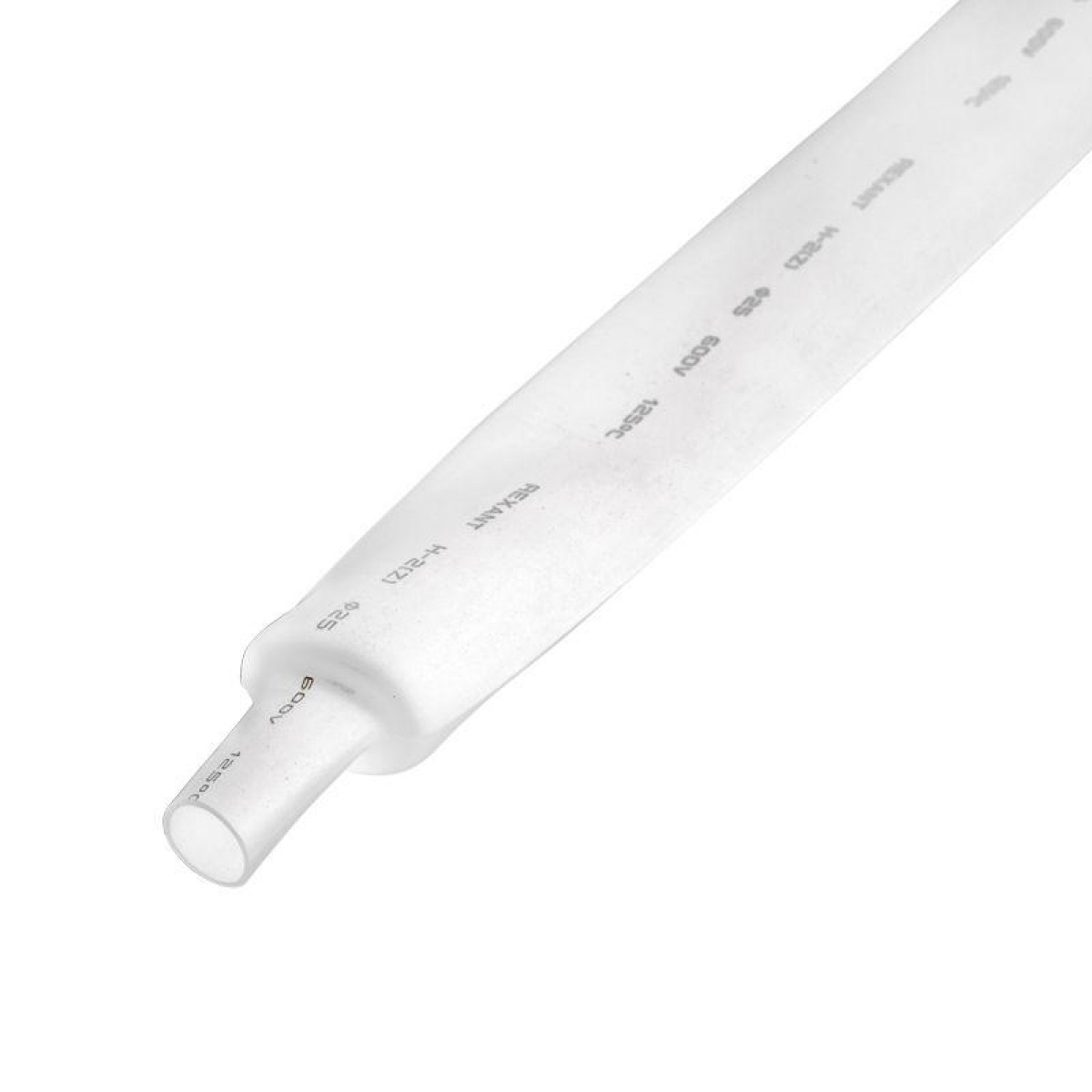 Изображение товара Изделия для электромонтажа Rexant Трубка термоусадочная 25.0/12.5 1м бел.