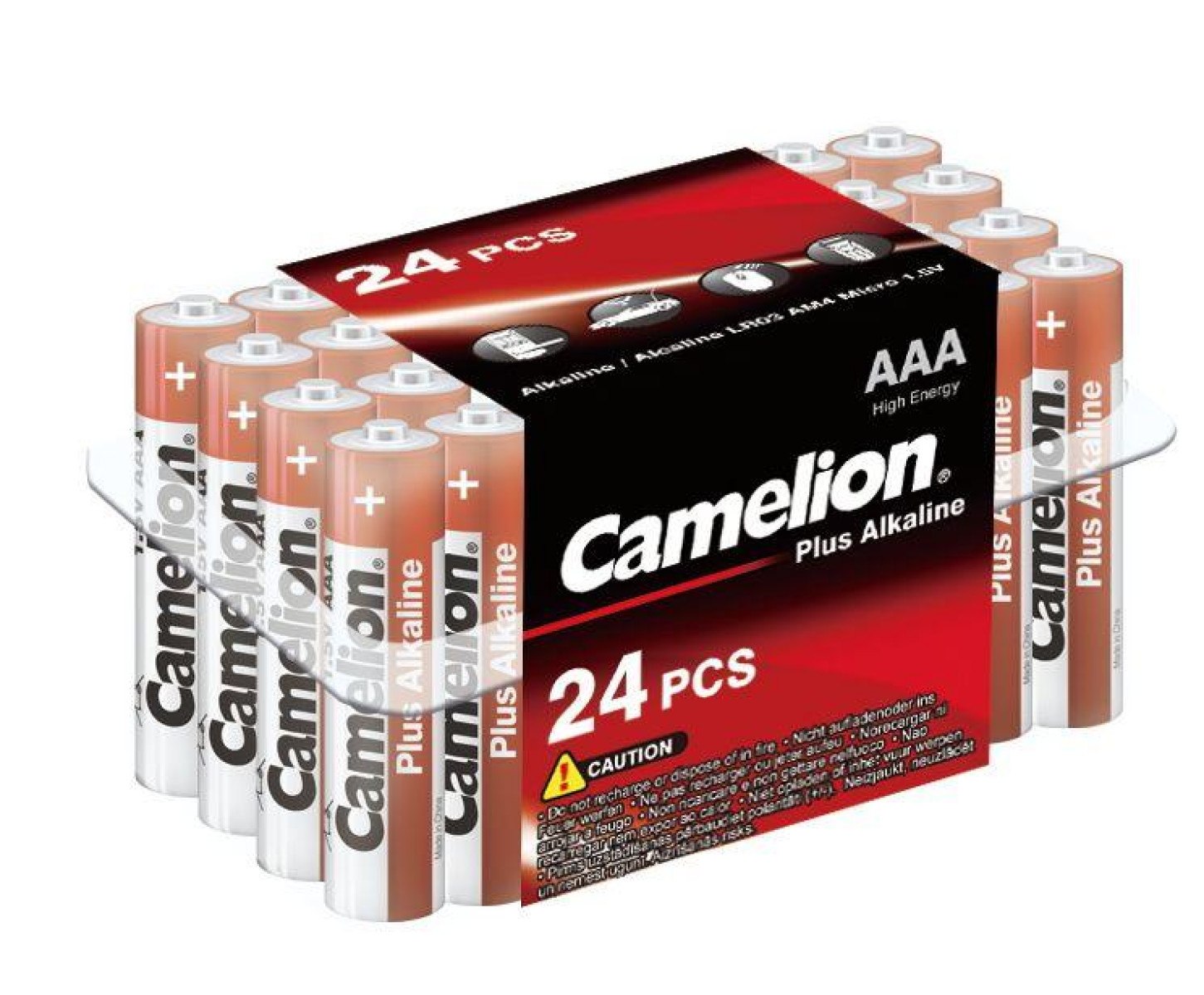 Изображение товара Алкалиновая батарейка Camelion AAA/LR03 Plus Alkaline 1.5 В 24 шт