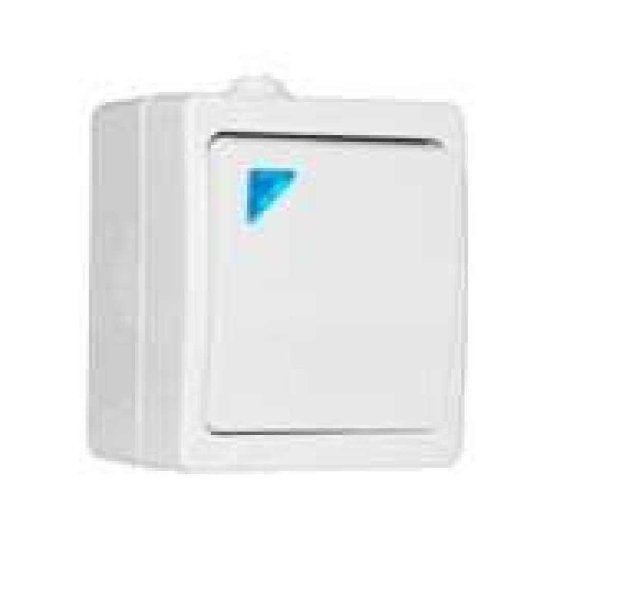 Изображение товара Выключатели, переключатели, диммеры Универсал Выключатель 1-кл. ОП Аллегро 10А IP54 с подсветкой бел. UNIVersal