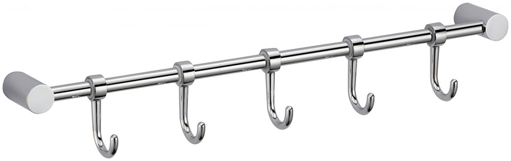 Изображение товара Планка с крючками Savol S-006205 (5 крючков)