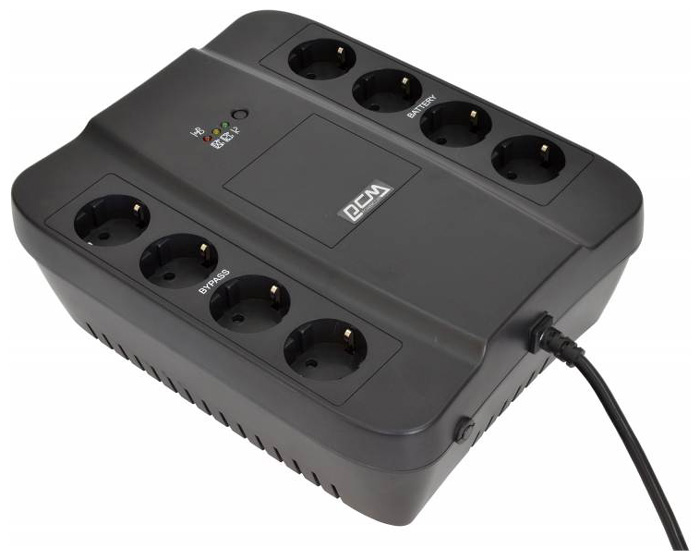фото Источник бесперебойного питания powercom spider spd-850n 510 вт, 850 ва, черный