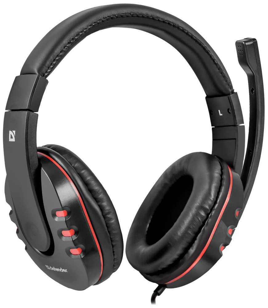 Изображение товара Накладные наушники Defender Warhead G-160 черный Изображение товара Накладные наушники Defender Warhead G-160 черный
