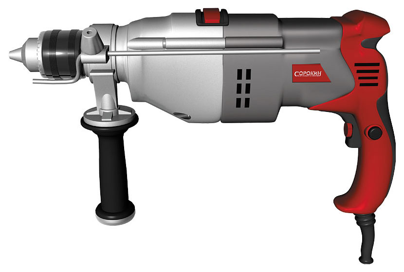 Изображение товара Дрель Сорокин 29.10 13мм, 0-2900об/мин, 0,9кВт, 220В/50Гц
