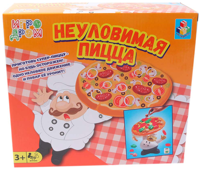 Игра настольная 1 Toy ИГРОДРОМ ''Неуловимая пицца'' Т13552 цена и фото