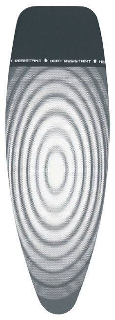 Изображение товара Чехол для гладильной доски Brabantia PerfectFit 266782 (135Х45см) с жаропрочной зоной для утюга, титановые круги