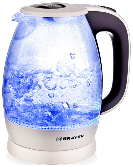 Чайник электрический BRAYER BR1045BN 1040br bk электрический чайник brayer электрический чайник brayer 2 л стекл черный