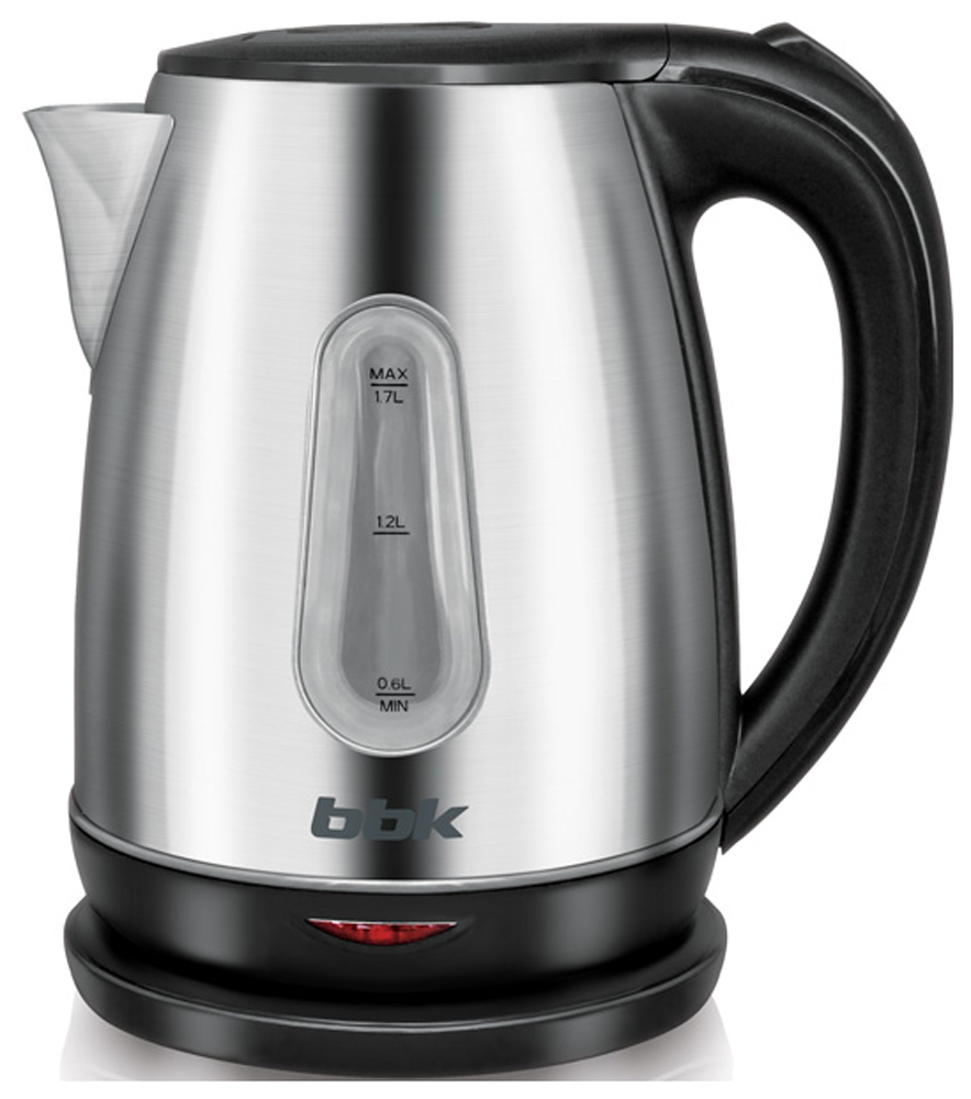 Изображение товара Чайник электрический BBK EK1761S нержавеющая сталь/черный