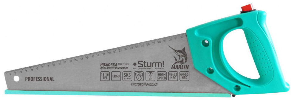 Ножовка по дереву для сверхточных работ с карандашом Sturm 1060-11-3616