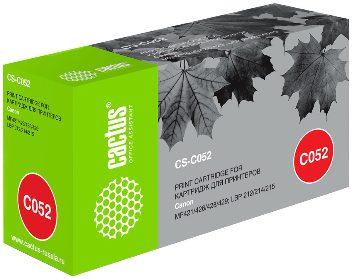Изображение товара Картридж лазерный Cactus CS-C052 для Canon MF421/426/428/429 и LBP 212/214/215