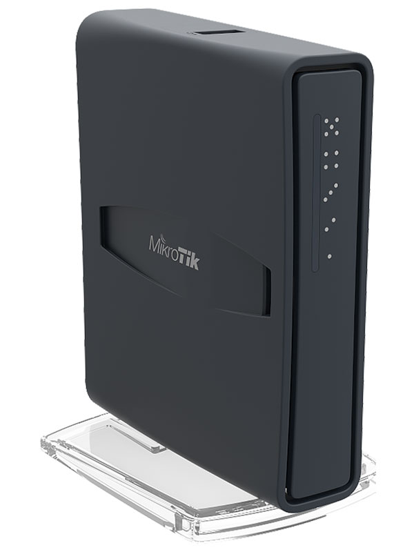 Изображение товара МикроТик hAP ac lite tower маршрутизатор двухдиапазонный Wi-Fi 4xLAN PoE USB